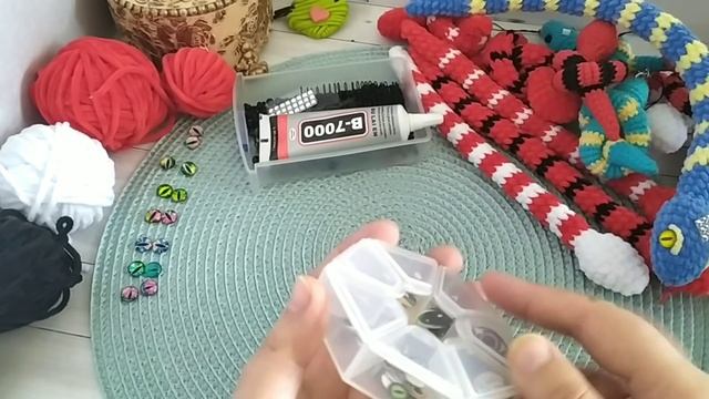 Вязаные игрушки. Мой серпентарий. Змеи вязаные крючком
