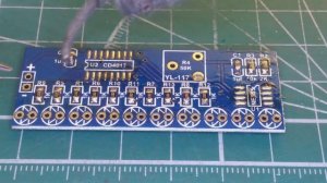 NE555+CD4017 сборка DIY KIT бегущие огни