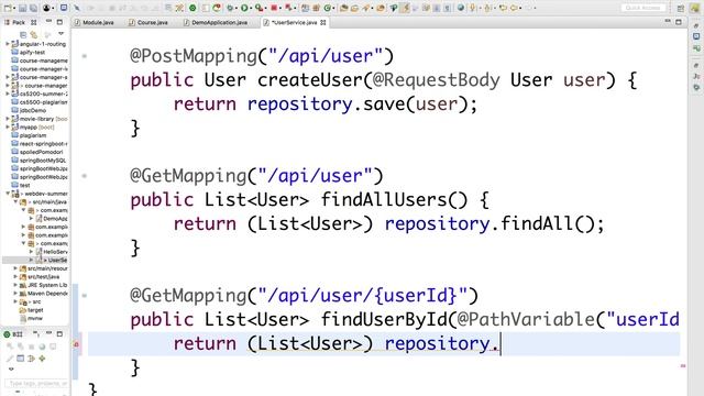M1L4.5 find user by id client and server implementation смотреть онлайн