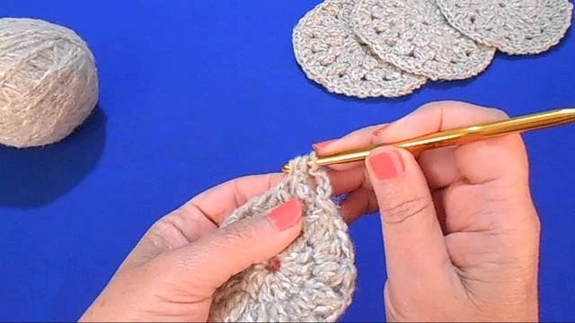 Круглый мотив крючком для вязания пледа / Мастер класс для начинающих