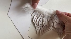 Лебедь из природного материала ИЗ семян ясеня клена Вертолетики крылатки КРАСИВАЯ ПОДЕЛКА в садик