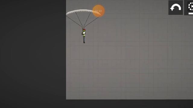 Мини-фильм (прыжки с парашютом) в melon playground. смотреть онлайн