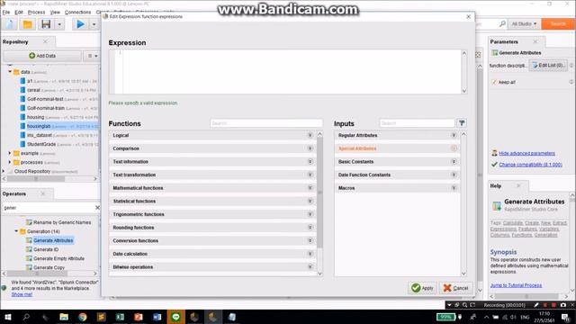 10.Basic RapidMiner : Regression Methods p2 смотреть онлайн