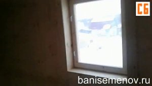 Баня из бруса 4х5м. два этажа