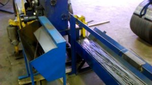 Правильно-отрезной станок. Рубка прутков. Барс4