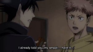 Megumi Fushiguro Meets Yuji Itadori:- Jujutsu Kaisen episode 1 moments