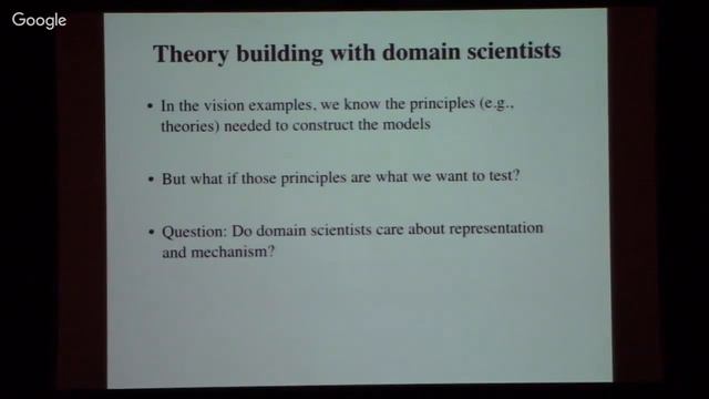 Science Cafe - Theories, Models, and Data