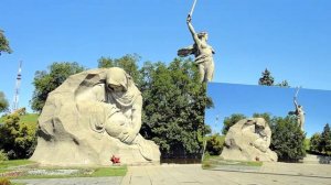 На   Мамаевом кургане тишина