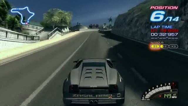 Ridge Racer 6 Gameplay for Microsoft Xbox 360 смотреть онлайн