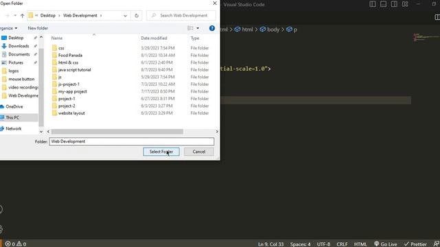 Visual Studio Code Live Server Error Open A Folder Or Workspace