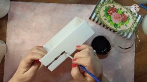 Шкатулка из коробки от телефона