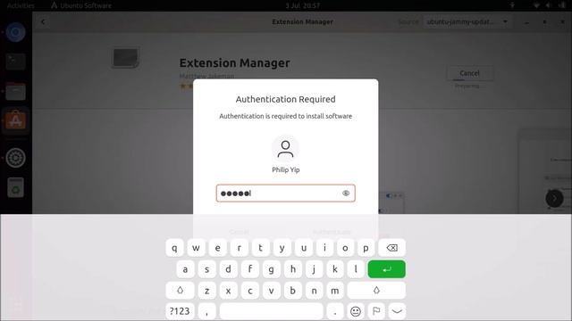 Ubuntu 22.04 LTS GNOME Touchscreen Keyboard смотреть онлайн
