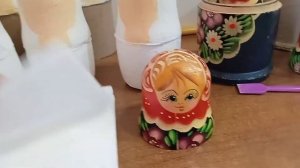 Матрёшки из папье-маше