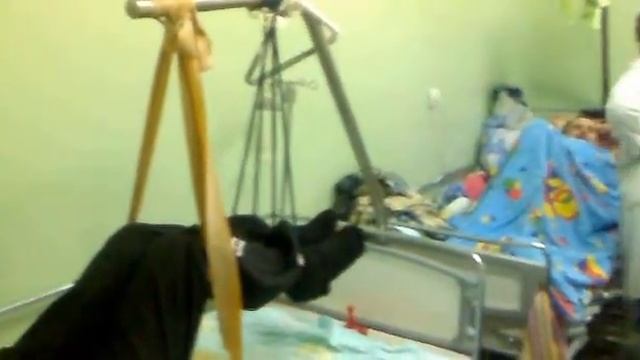 Спинальник. Упражнение на подвесах 4 / Injury of spinal column. Exercise on suspensions