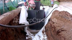 Установка станции био очистки