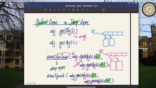 [HD] EECS2030 F21 - Q&A - Lecture 5a - November 4 смотреть онлайн