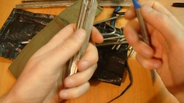 Колышки для палатки своими руками.