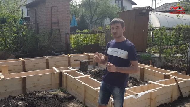 Строительство бани из блока 4,5 х 4,5