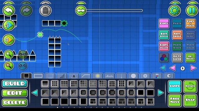 Строю уровень под музыку из RECENT уровней смотреть онлайн