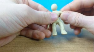 МАЛЕНЬКИЙ И БОЛЬШОЙ - ЛЕПЛЮ ЧЕЛОВЕЧКОВ ИЗ СКУЛЬПТУРНОГО ПЛАСТИЛИНА