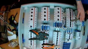 сборка вводно-распределительного щита на 120 модулей,для часного дома