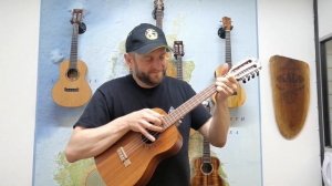 Baton Rouge V2-B8 8-String Baritone Ukulele Demo