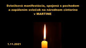 1.11.2021 Martin - Sviečková manifestácia spojená s pochodom..mp4