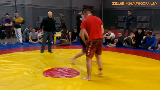 15.02.2015 - Заза Минджия (БК "ZEUS") vs. Александр Поклад (Школа А. Олейника), грэпплинг, финал. смотреть онлайн