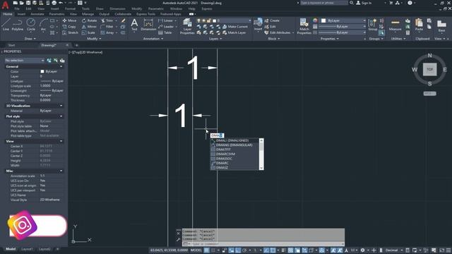 AutoCAD System Variables | DIMATFIT |Cad Gizmo | #AutoCAD