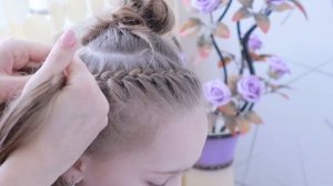 ДЕТСКАЯ ПРИЧЕСКА КОЛОСОК С СЕРДЕЧКОМ