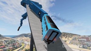 Epic Long Train Jump Fails | BeamNG Drive