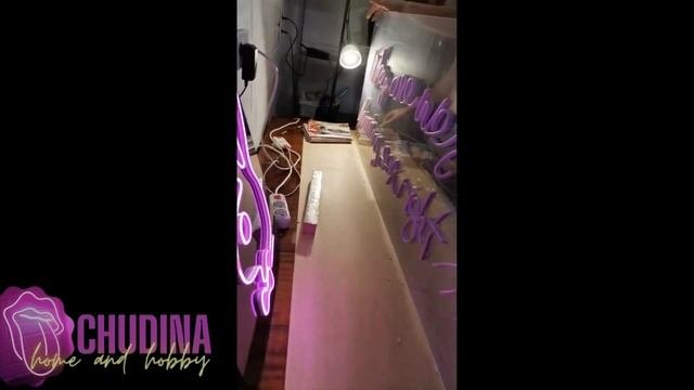 NEON ?Неоновая вывеска из AHS HoTeL?Процесс создания неоновой вывески своими руками?Гибкий неон?