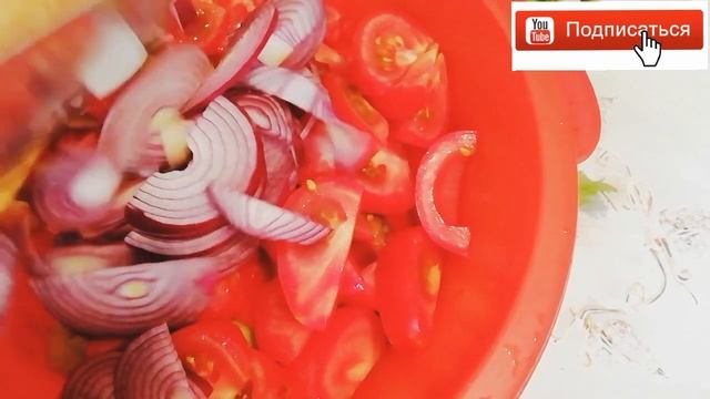 ОЧЕНЬ ВКУСНЫЙ И ЯРКИЙ САЛАТ БЕЗ МАЙОНЕЗА