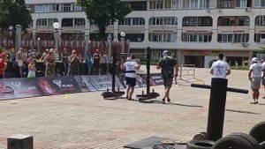 Богатыри Беларуси. Силовой экстрим на площадке в Новополоцке.