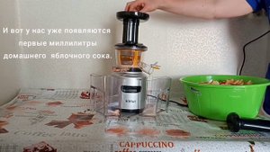 Выжимаем яблочный сок. Обзор шнековой соковыжималки Kitfort KT-1101-3