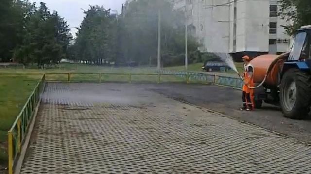 13 Экопарковка После посева семян обязятельный полив площадки смотреть онлайн