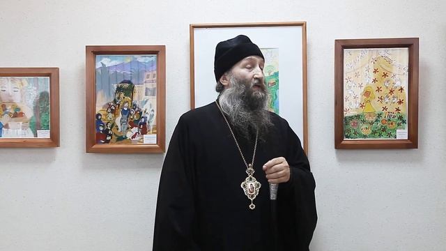 Слово Владыки Гурия на выставке детских поделок и рисунков "Пасха Красная" смотреть онлайн