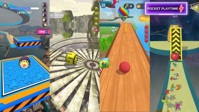 Going Balls vs Rollance vs Fast Ball Jump vs Action Balls - All level gameplay Android, IOS