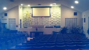 Church projection screen remote operated