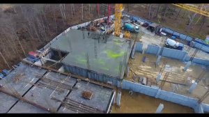 Паркинг в Южно-Сахалинске: заливка бетона с добавкой Пенетрон Адмикс