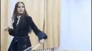 Танец казачки с шашкой