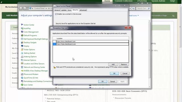 Java Exceptions in Blackboard смотреть онлайн