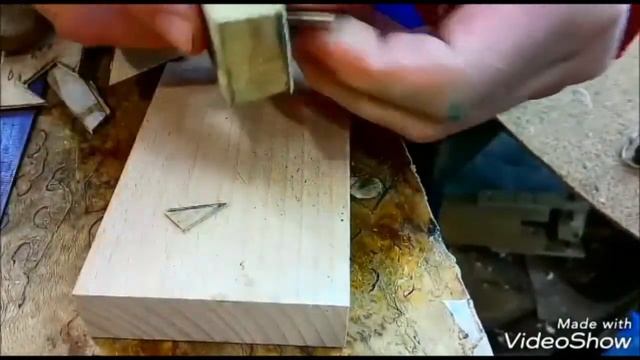 Делаем вставки из шпона.Реставрация мебели.