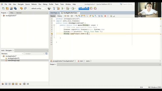 Lecture 2 -  How to take input from user using Scanner - Java Made Simple - Complete Java Tutorial
