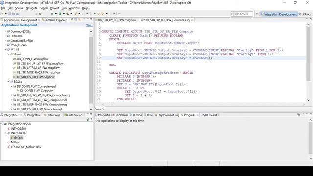 IIB|Compute Node| ESQL String Manipulation Functions| OVERLAY | REPLACE | REPLICATE