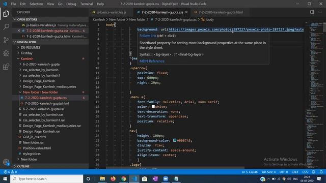 degital empire homepage css media queries code review смотреть онлайн
