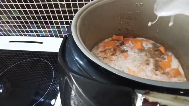 Завтрак на интервальном голодании....Пшенная каша с тыквой в мультиварке....+❤