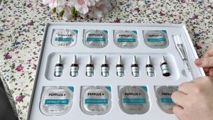 Занимаюсь любимым делом и пробую на себе PEPPLUS+ пептидную суперлифтинговую маску