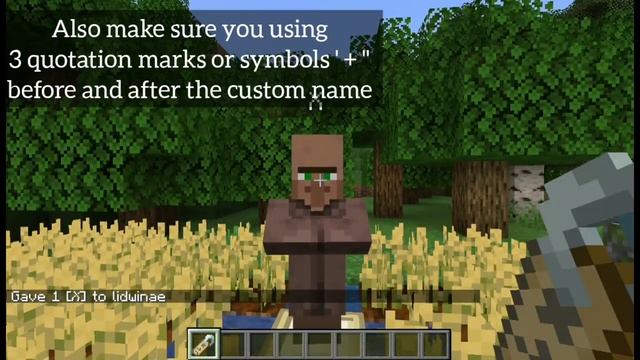 How to Get or /give Name Tag Without Anvil by Using Command in Minecraft Java Edition смотреть онлайн