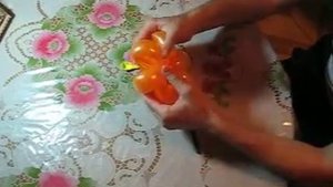 Flowers from balloons Цветы из шариков (Ромашка из воздушных шариков ( шдм) )